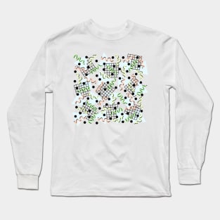 Memphis Confetti Long Sleeve T-Shirt